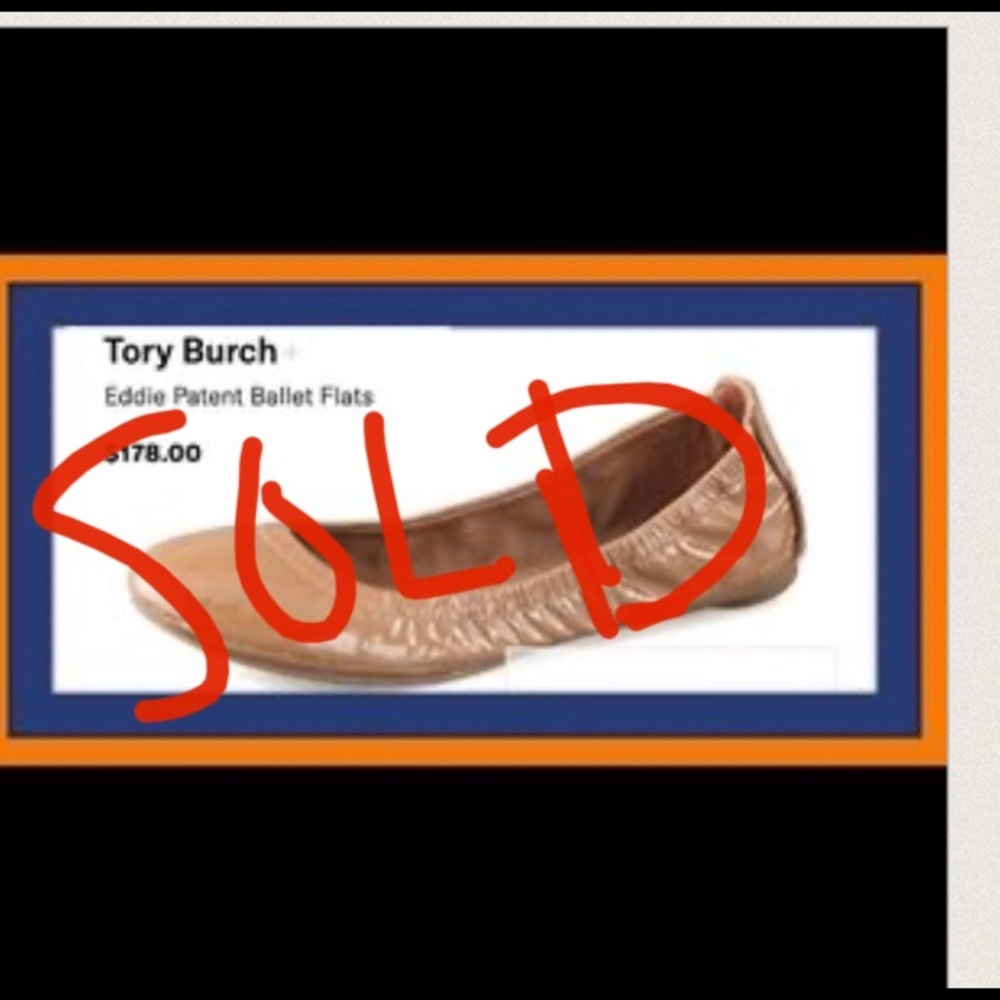 Tory Burch Patent Leather Eddie Flats